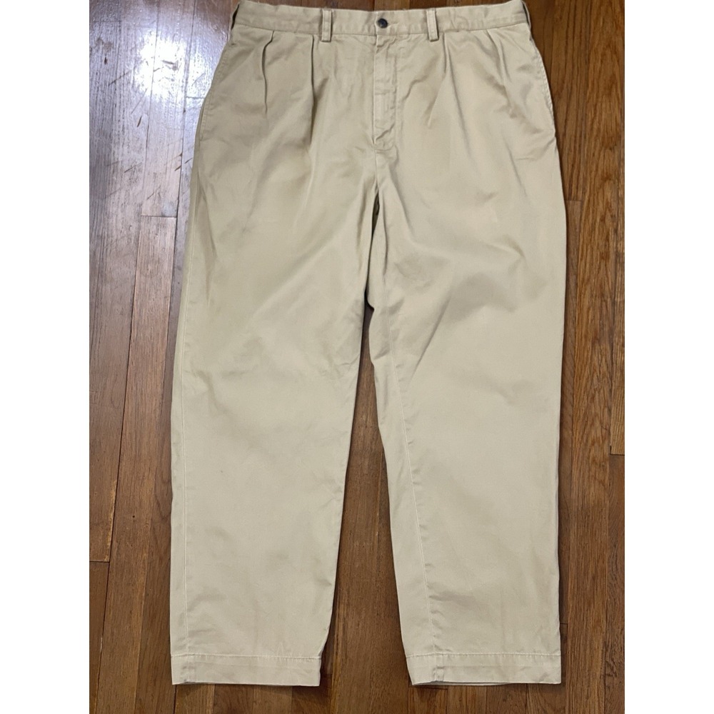 Polo Ralph Lauren Andrew Pant Men's 36x30 (fit 36x29) Double Pleated Chino